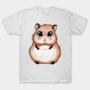 Cute Hamster Drawing T-Shirt